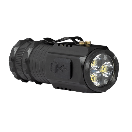 LED Фенер с магнитна основа и клипс 3*5W, 6500K, 5V DC, IP44 / LFM35