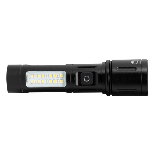LED Фенер със зуум и странично светене 8W/8W, 6500K/5500K, 5V DC, IP44 / LFZ88