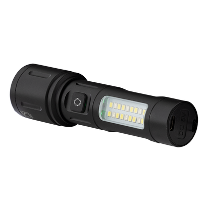 LED Фенер със зуум и странично светене 8W/8W, 6500K/5500K, 5V DC, IP44 / LFZ88