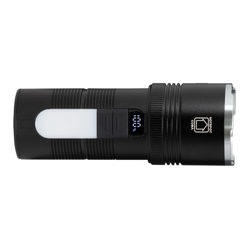 LED Фенер със зуум, странично светене и power bank функция 10W/3W, 6500K/3500K, 5V DC, IP44 / LFZ103