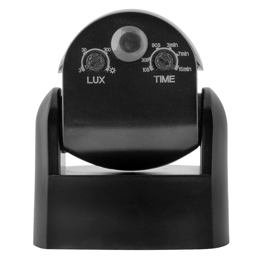 PIR сензор за движение за открит монтаж с черна леща, 2xPIR, 180°/360°, 9m, IP65, черен / SD2P65BE