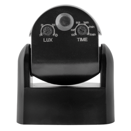 PIR сензор за движение за открит монтаж с черна леща, 2xPIR, 180°/360°, 9m, IP65, черен / SD2P65BE