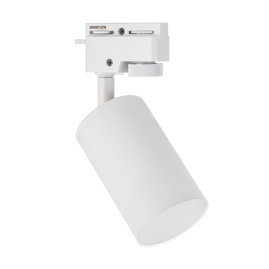 Тяло за релсов монтаж, стъклено, двупроводно, GU10, 220-240V AC, IP20, бял /  RPG2W