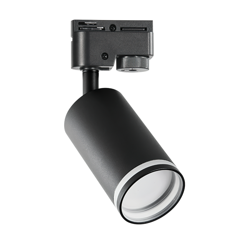 Тяло за релсов монтаж, двупроводно, GU10, 220-240V AC, IP20, черно / RPS2B