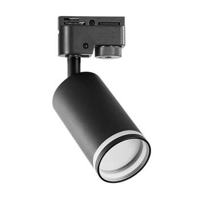 Тяло за релсов монтаж, двупроводно, GU10, 220-240V AC, IP20, черно / RPS2B