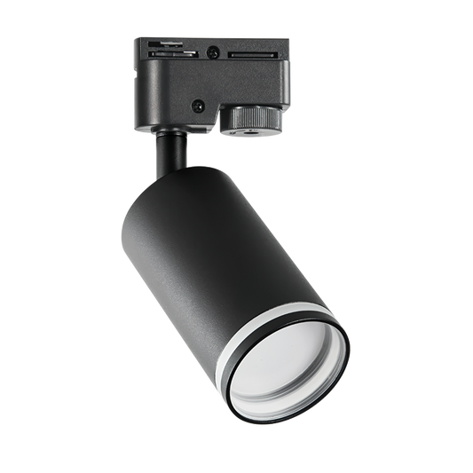 Тяло за релсов монтаж, двупроводно, GU10, 220-240V AC, IP20, черно / RPS2B