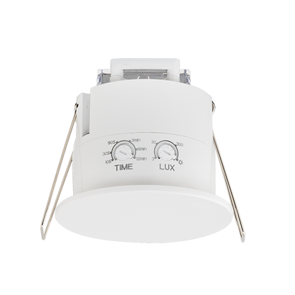 Микровълнов cензор за присъствие и движение за вграждане, 360°, 1200W/600W, 4m, IP54 / MRPV