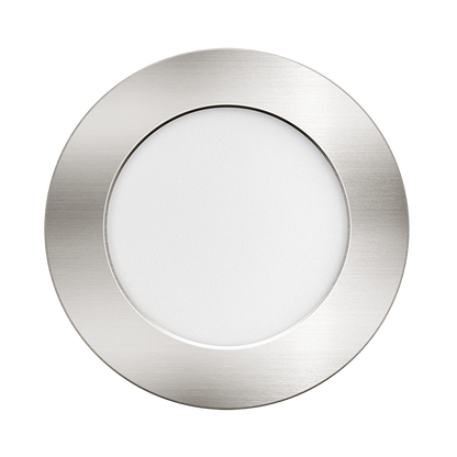 Мебелна LED луна за вграждане, кръг, 4W, 3000K/4000K/6500K, 12V DC, IP44, сатен никел / ML124CCTSN