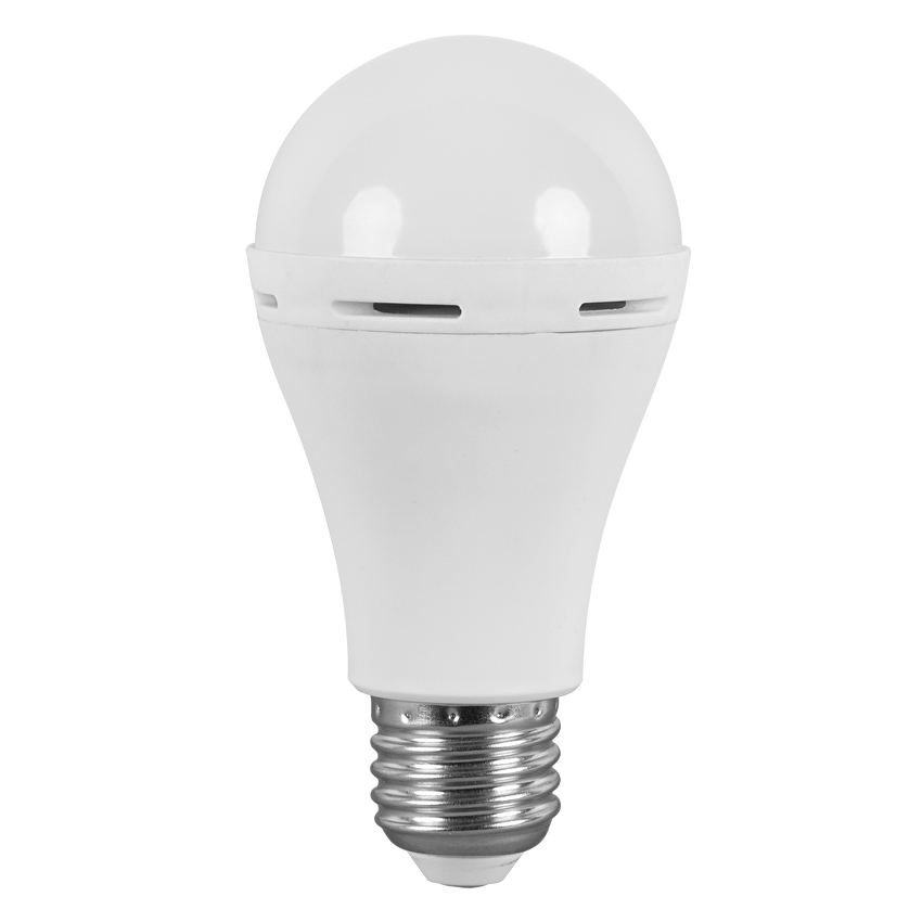 LED лампа крушка с вградена батерия 6W, E27, 4000K, 220-240V AC, неутрална светлина / LBE62740