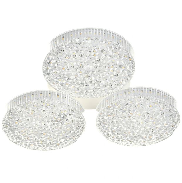 Плафон със смарт управление Dolly, бял, led 30W, 4095lm, 3000-6000k, 4007r wh