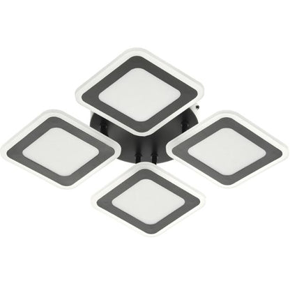 Плафон Cole със смарт управление, черен, led 136w, 3000-6000k, 2810BK/4T