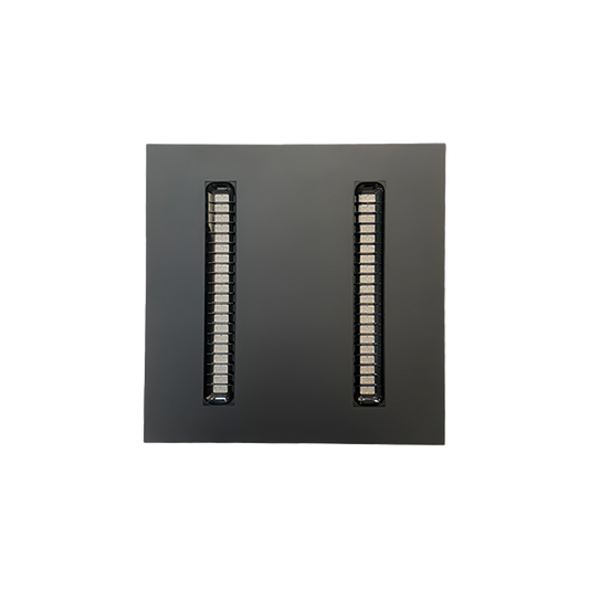 LED панел за октрит монтаж, 600х600, UGR<19, 40W, 4000K, 130 lm/W, 90°, 220V-240V AC, черен, IP20 / LPXB664040