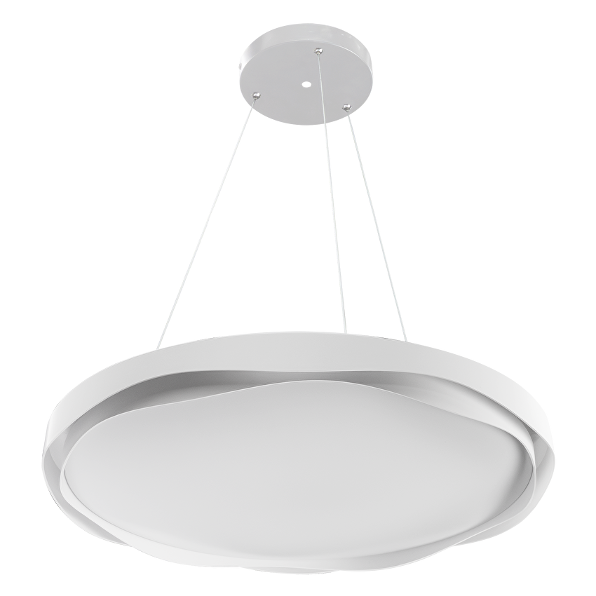 LED димираща ССТ плафониера с дистанционно управление бял, max.72W, 3000K-6000К, 220-240V AC, кръг, IP20 / SPL3L72RC