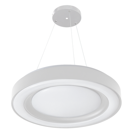 LED димираща ССТ плафониера с дистанционно управление бял, max.72W, 3000K-6000К, 220-240V AC, кръг, IP20 / SPL4L72RCW