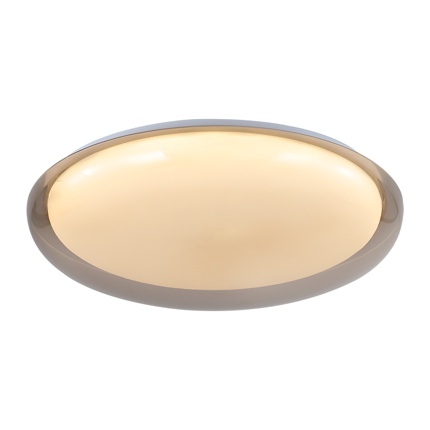 LED димираща ССТ плафониера с дистанционно управление, опушен кварц, max.72W, 3000K-6000К, 220-240V AC, кръг, IP20 / SPL5LG72RC