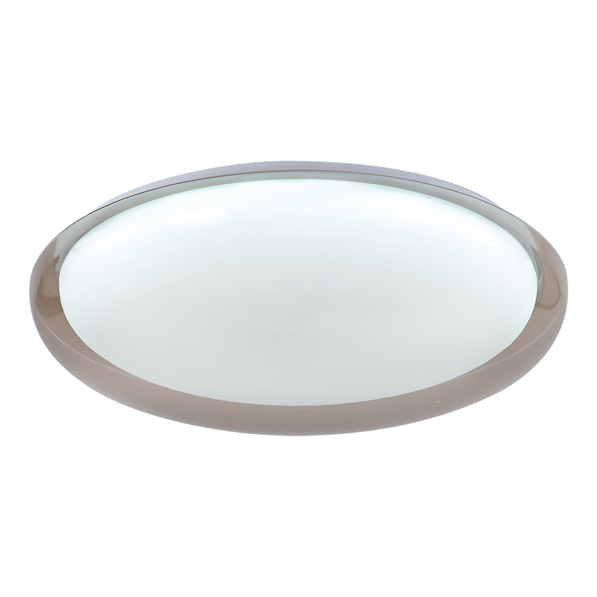 LED димираща ССТ плафониера с дистанционно управление, опушен кварц, max.72W, 3000K-6000К, 220-240V AC, кръг, IP20 / SPL5LG72RC