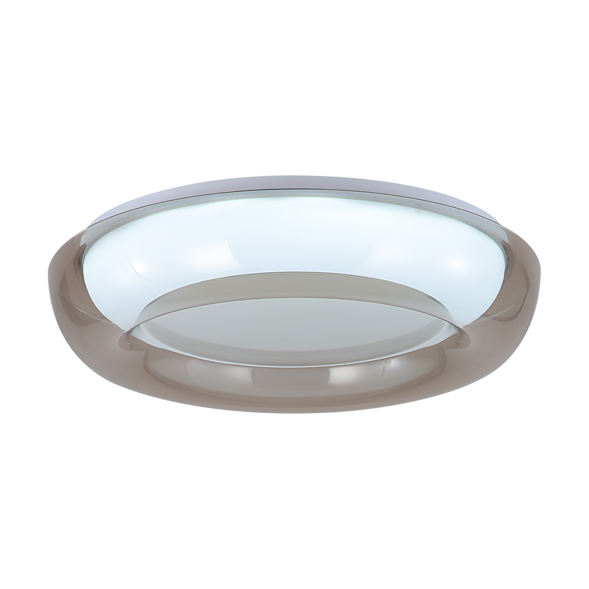 LED димираща ССТ плафониера с дистанционно управление, опушен кварц, max.72W, 3000K-6000К, 220-240V AC, кръг, IP20 Арт. № SPL5LV72RC