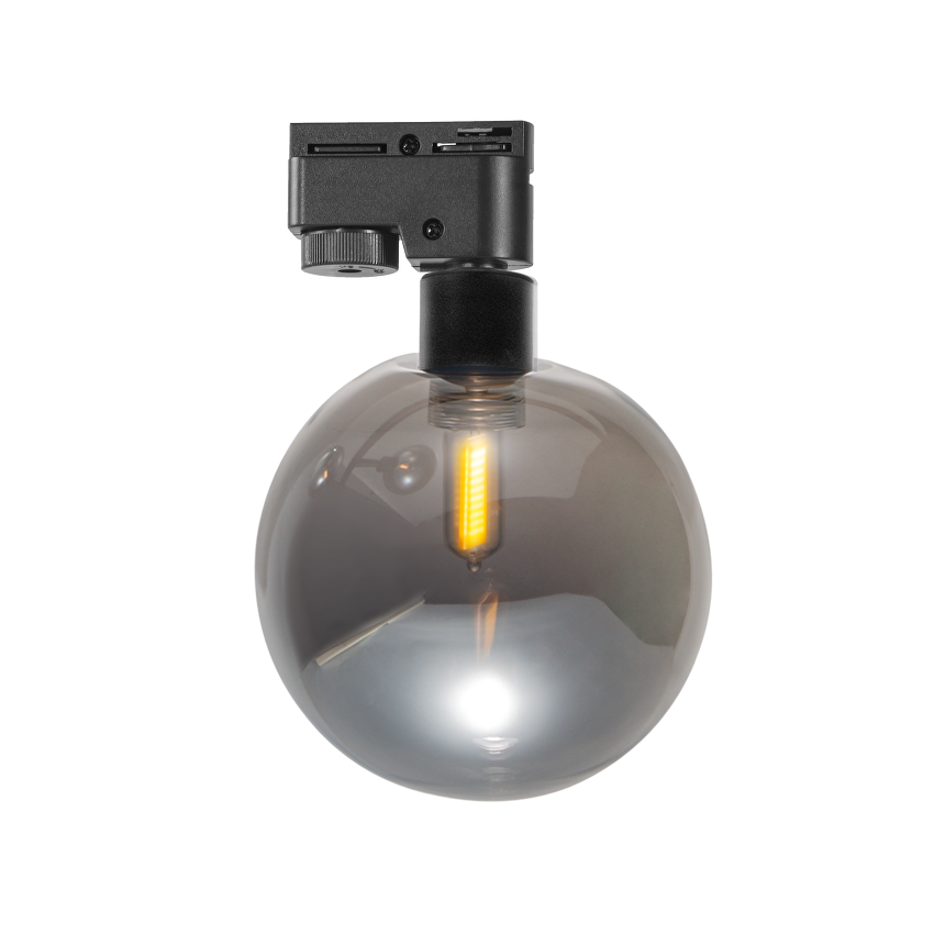 Тяло за релсов монтаж, стъклено, двупроводно, G9, 220-240V AC, IP20, черно / RPT1B