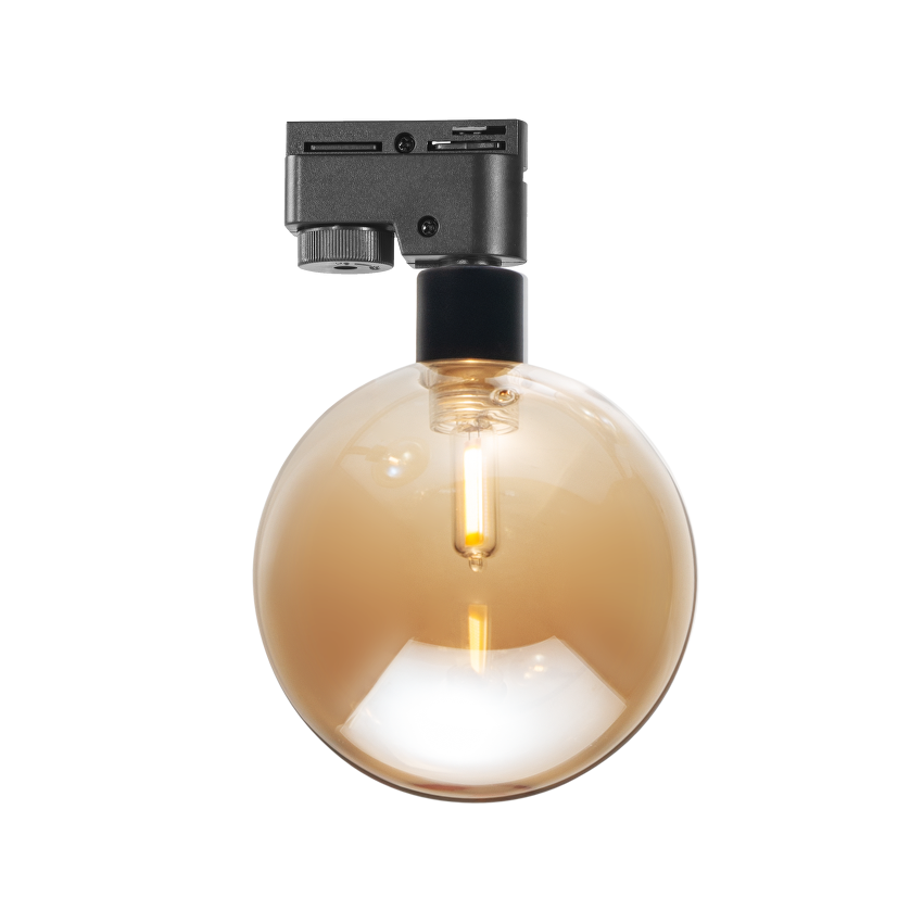 Тяло за релсов монтаж, стъклено, двупроводно, G9, 220-240V AC, IP20, злато / RPT1G
