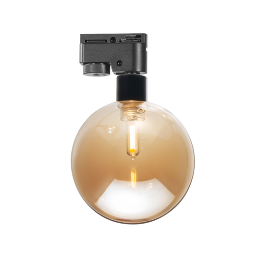 Тяло за релсов монтаж, стъклено, двупроводно, G9, 220-240V AC, IP20, злато / RPT1G