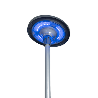 Соларна LED лампа с дистанционно и Bluetooth управление, 20W max., 3500K/6500K/RGB, ∅78, 140°, IP65 / SGL20RC