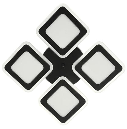 Плафон Cole със смарт управление, черен, led 136w, 3000-6000k, 2810BK/4T