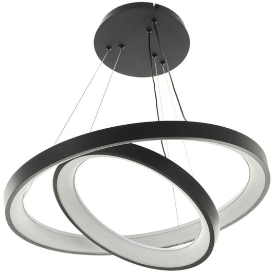 Полилей със смарт управление Maple, черен, led 37W, 2776lm, 3000-6000k, 4005 bk