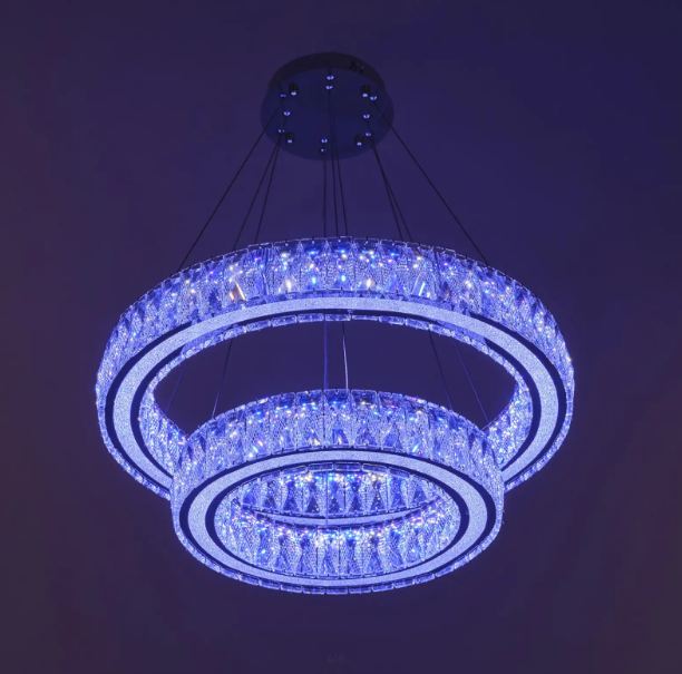 Полилей Cristalflow, хром, led 300w, 3000-6000k, 4261/r40+60 ch