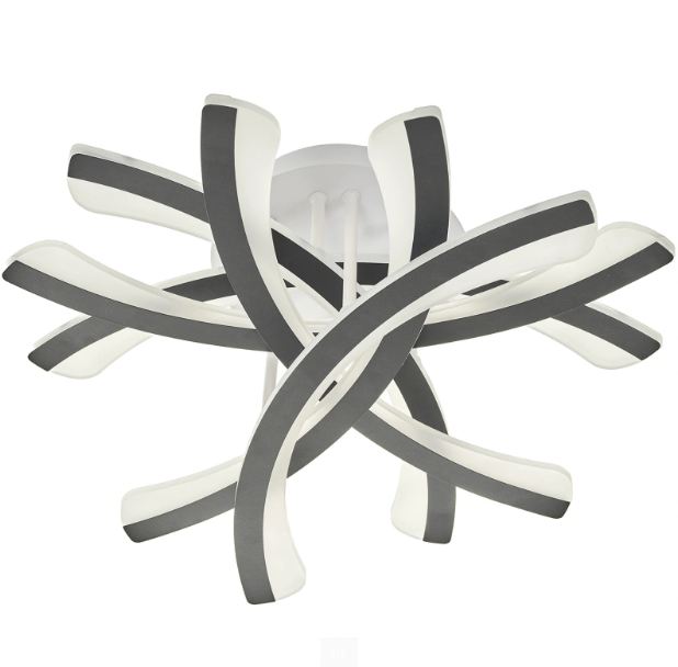 Плафон Nightflyer, черен, led 120w, 3000-6000k, 2791 BK