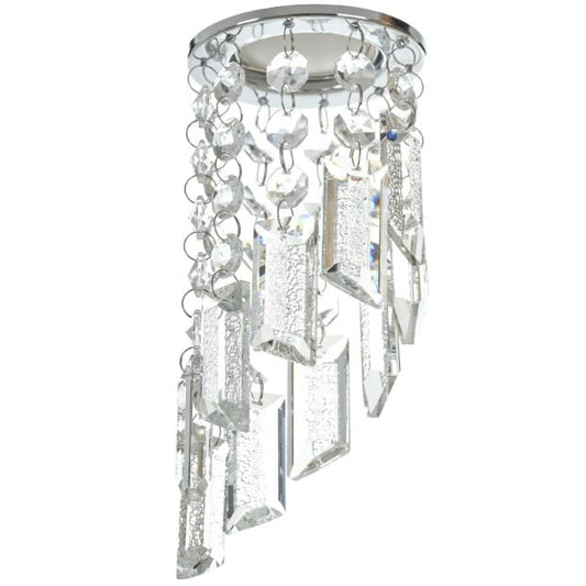 Луна за вграждане Flush, хром, 1xGU10, 4003 ch