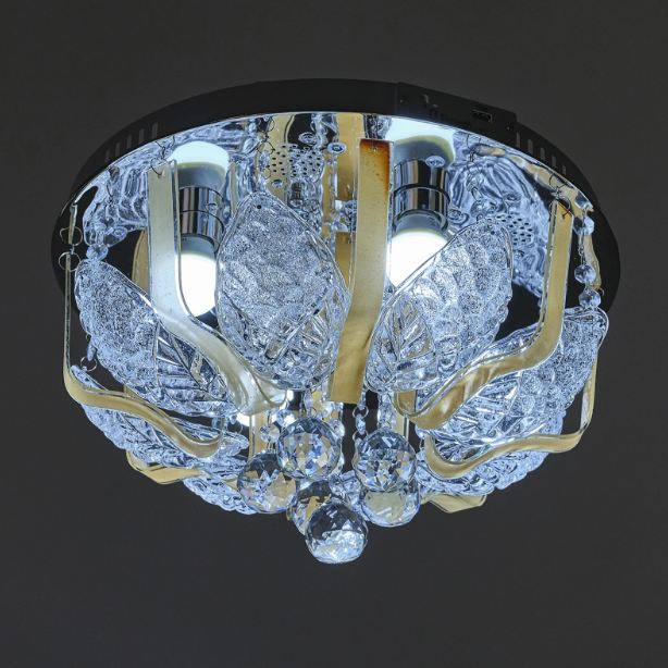 Плафон Roswell, хром, led RGB 4xe27, 3079/40 ch