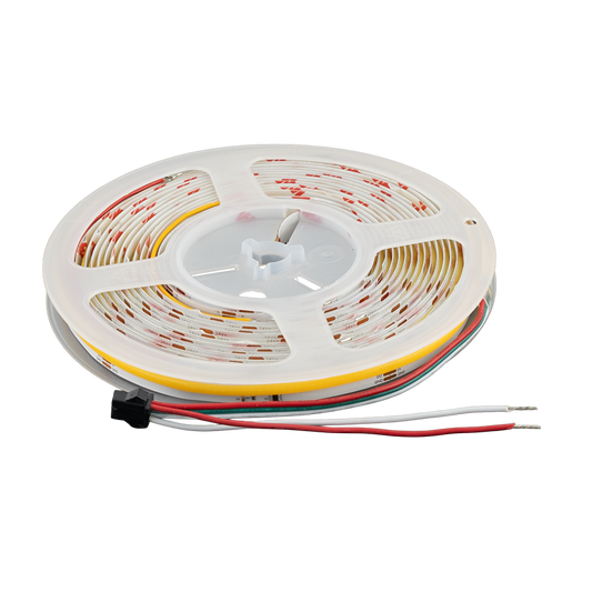 Дигитална "БЯГАЩА" LED лента едноцветна 11W/m, 4000K, IC WS2811, 24V DC, 10 pixels/m, COB, 5m, IP20 / LCDG420NW