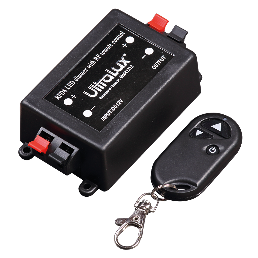 Димер за LED осветление с RF управление 12-24 V DC, 8A / RFD8