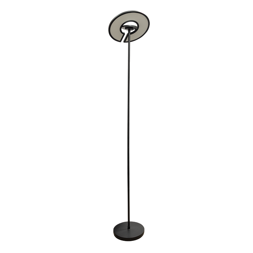 LED лампион CCT+RGB с дистанционно управление, димиращ, черен, 40W+8W, IP20 / LL48RCB