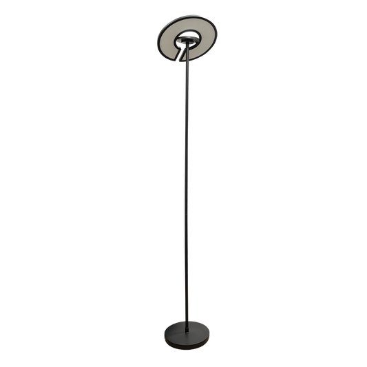 LED лампион CCT+RGB с дистанционно управление, димиращ, черен, 40W+8W, IP20 / LL48RCB