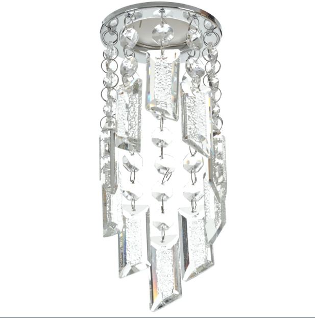 Луна за вграждане Flush, хром, 1xGU10, 4003 ch