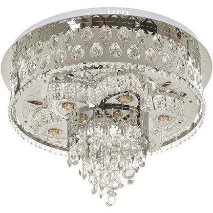 Плафониера Aisha, хром, led 52w, 3000-6000k+RGB, 4058/600