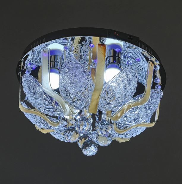 Плафон Roswell, златен, led RGB 4xe27, 3079/40 gd