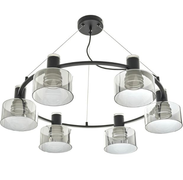 Полилей Nouvelle, черен, led 36w, 4000k, 2804R/6 BK