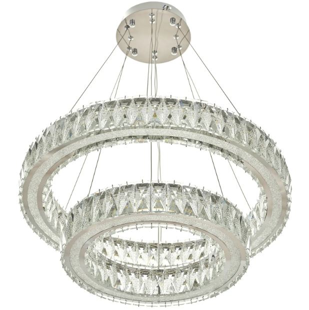 Полилей Cristalflow, хром, led 300w, 3000-6000k, 4261/r40+60 ch