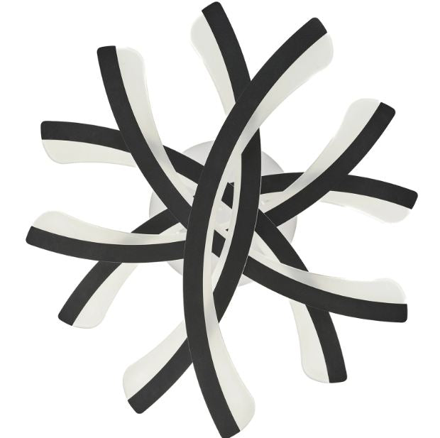 Плафон Nightflyer, черен, led 120w, 3000-6000k, 2791 BK