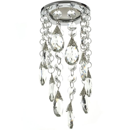 Луна за вграждане Drops, хром, 1xGU10, 3073 CH