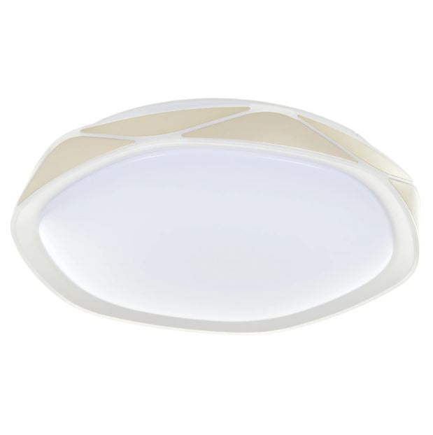 Плафон Diamond със смарт управление, мат злато, led 48w, 3000-6000k, 4000T/400 GD