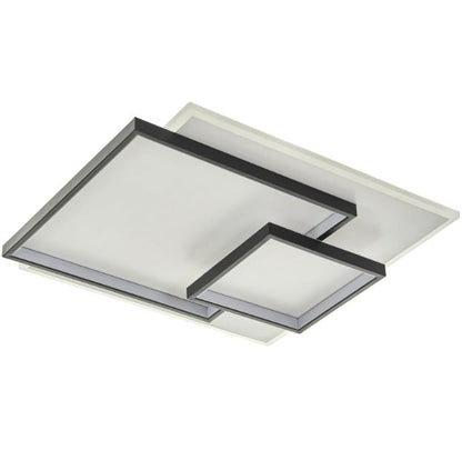 Плафон със смарт управление Slots, бял, led 87w, 6211lm, 3000-6000k, 4026 bk