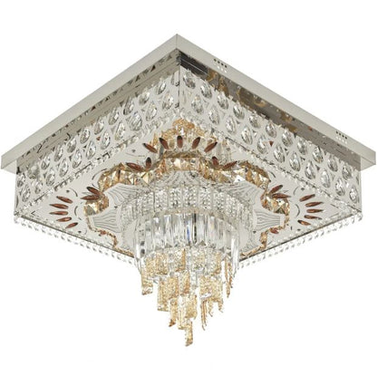 Плафониера Dubai, хром, led 52w, 3000-6000k+RGB, 4057/600