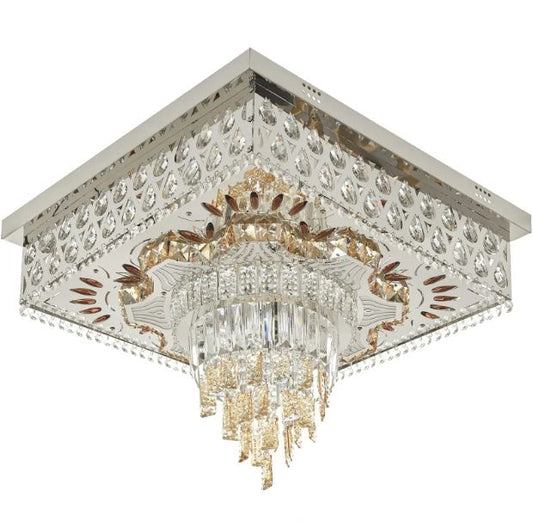 Плафониера Dubai, хром, led 52w, 3000-6000k+RGB, 4057/600