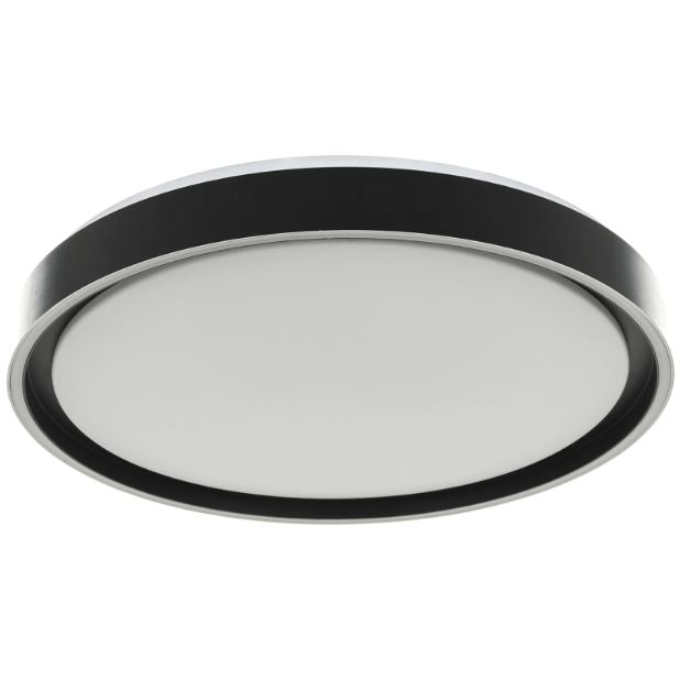 Плафон със смарт управление Melody, черен, led 96w, 3000-6000k, 2888T/500 BK