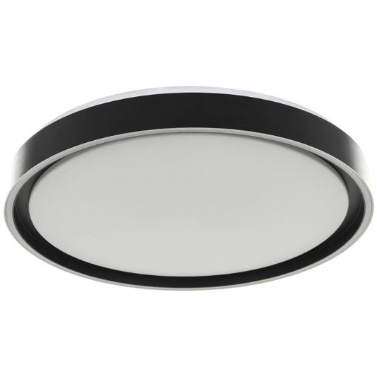 Плафон със смарт управление Melody, черен, led 96w, 3000-6000k, 2888T/500 BK