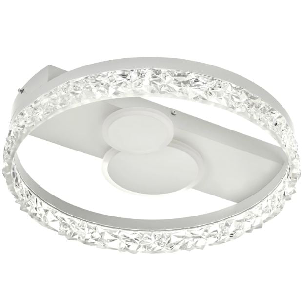 Плафон Glyndon със смарт управление, бял, led 82w, 3000-6000k, 2812WH/50T