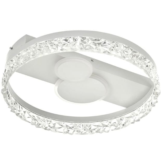 Плафон Glyndon със смарт управление, бял, led 82w, 3000-6000k, 2812WH/50T